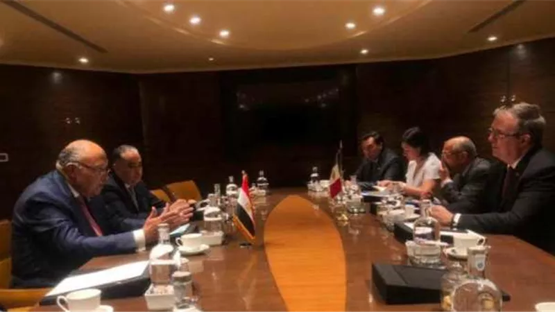 وزيرالخارجية يلتقي نظيره المكسيكي على هامش اجتماعات مجموعةالعشرين