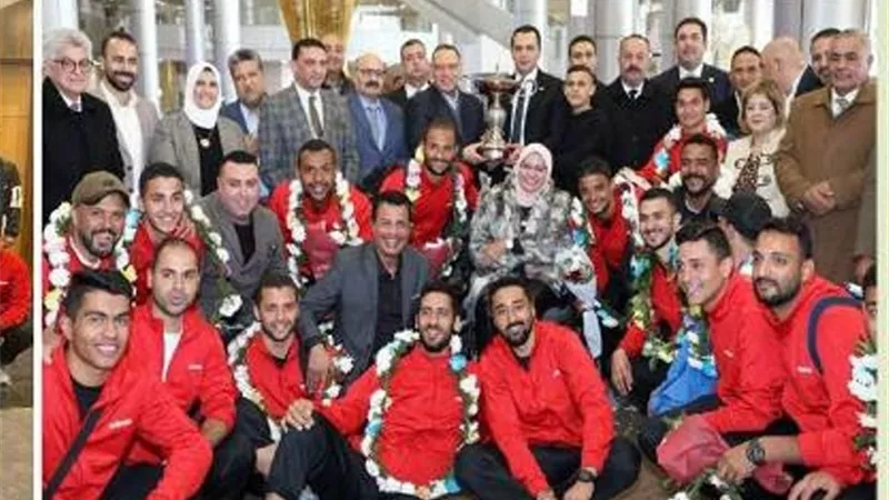 وزير الشباب يكرم فريق هوكى الشرقية بمناسبة فوزه ببطولة أفريقيا