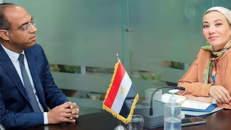 وزيرة البيئة تلتقى رئيس لجنة الطاقة و البيئة بمجلس الشيوخ