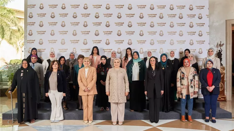 السيدة انتصار السيسى تشهد احتفالات اليوم العالمى للمرأة