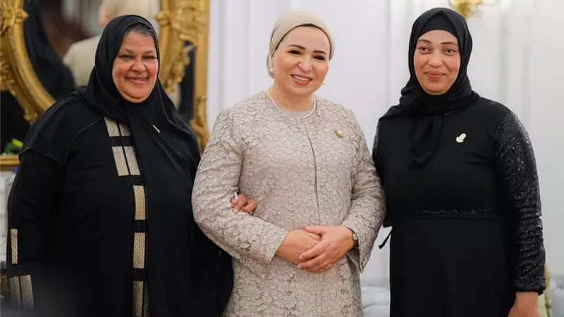 انتصار السيسى: سعادتي بالغة بالحديث مع سيدات مصر الملهمات