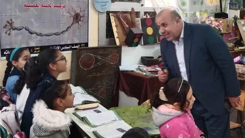 وكيل تعليم دميـاط يفاجئ مدارس فارسكور