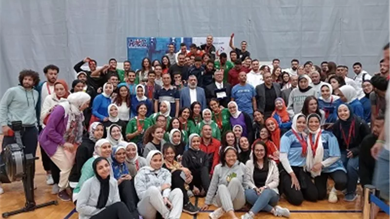 إعلان نتائج بطولة التجديف داخل الصالات للجامعات والمعاهد العليا