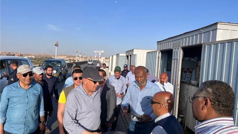 وزير الري يتفقد خزان أسوان القديم والمركز الثقافى الأفريقى