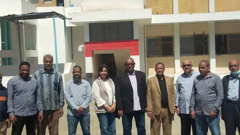 محافظ أسوان يتابع بدء تشغيل مطحن ناصر بكوم أمبو بعد تشغيله