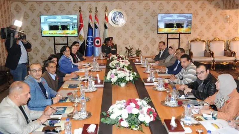 جمعية المحاربين القدماء تعقد مؤتمر صحفى بمناسبة الإحتفال بيوم الشهيد والمحارب القديم