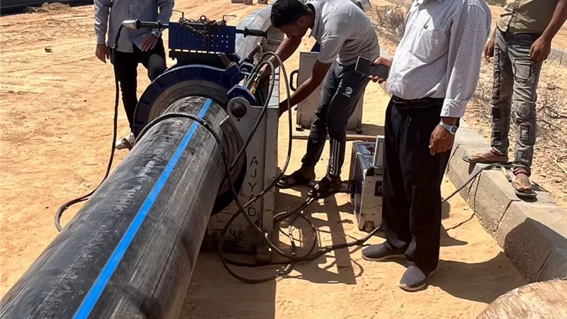 إحلال وتجديد خطي صرف صحي بدمياط الجديدة