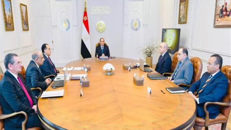 الرئيس السيسى يتابع خطط تطوير الصناعات النسيجية فى مصر