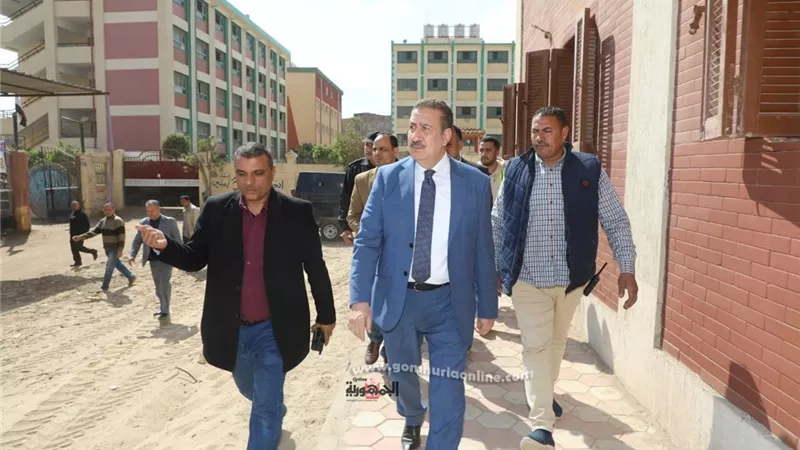 محافظ المنوفية يتابع الأعمال الإنشائية لمجمع المواقف النموذجي