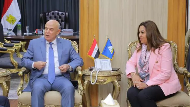 محافظ دمياط تستقبل مستشار رئيس الجمهورية لمبادرة حياة كريمة