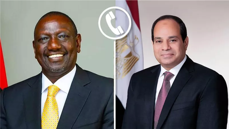 الرئيس السيسي ونظيره الكيني يتبادلان وجهات النظر حول الأمن وتعزيز الاستقرار في القارة الإفريقية