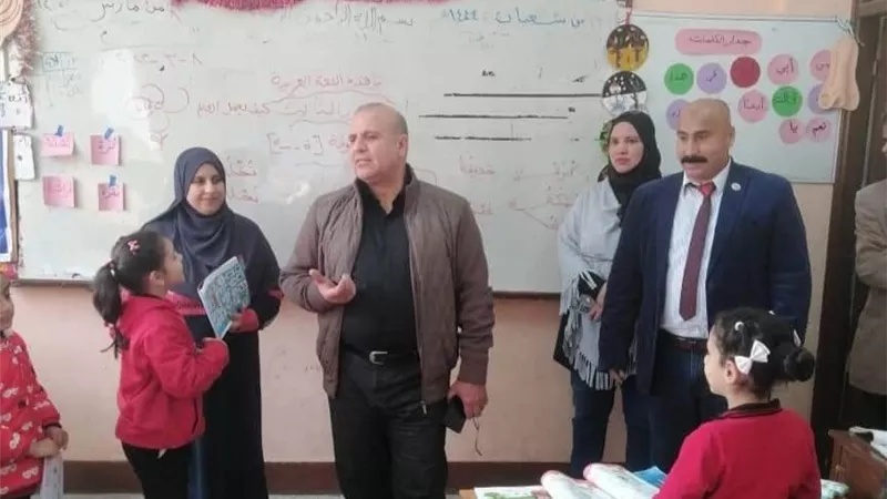 وكيل تعليم دميـاط يفاجئ مدرسة شيحة