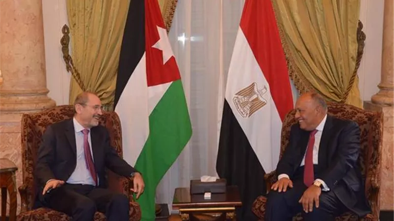 شكري يستقبل نظيره الأردني لبحث العلاقات الثنائية