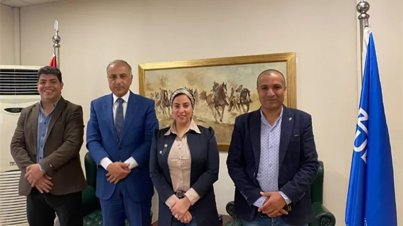 تعاون بين جامعة النهضة ومنطقة دراجات بنى سويف