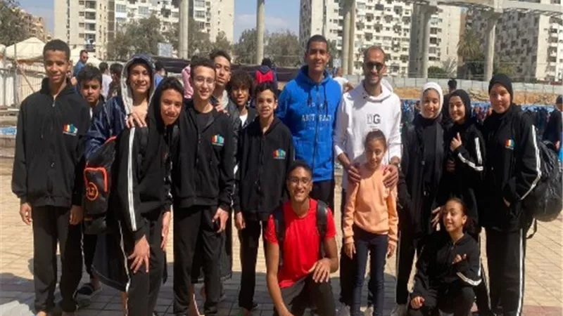 فوز أبطال السباحة بشبين القناطر بالمراكز الأولى فى بطولة كأس مصر