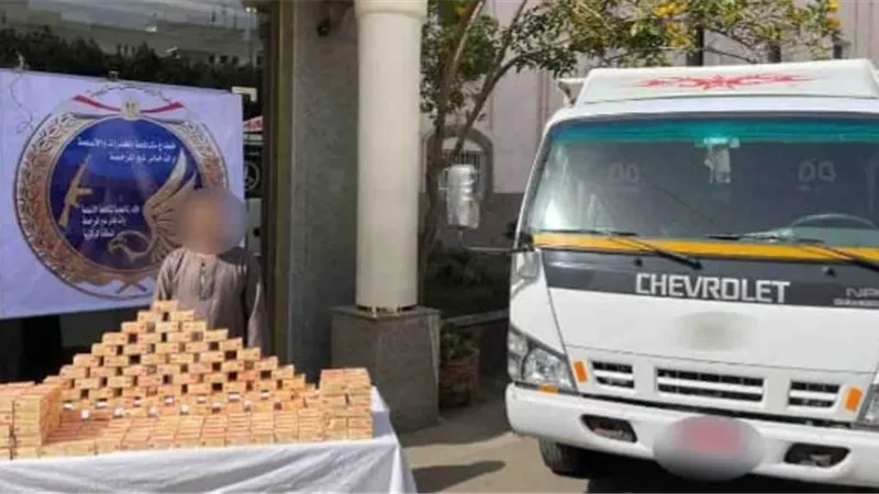 ضبط 24500 قرص مخدر بحوزة شخص بالجيزة