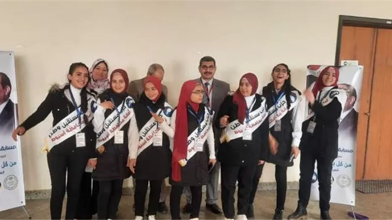 موشا الاعدادية بنات تفوز فى دور ال١٦ على الجيزة