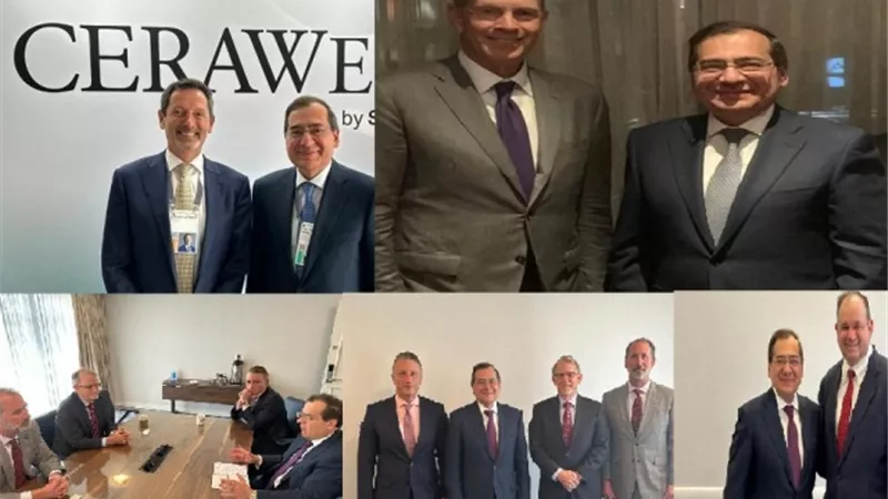 وزير البترول يبحث مع كبرى الشركات العالميةتنمية الثروات البترولية