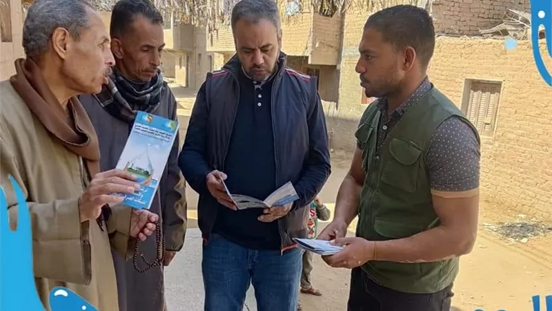 بدء الحملة القومية للتوعية بترشيد المياه بالتعاون مع أوقاف الجيزة