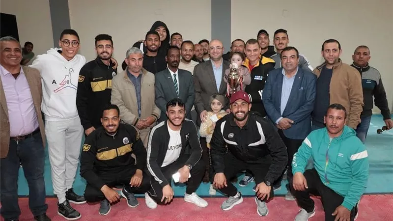 ختام منافسات الدوري الرياضي لاتحاد مراكز الشباب ببني سويف