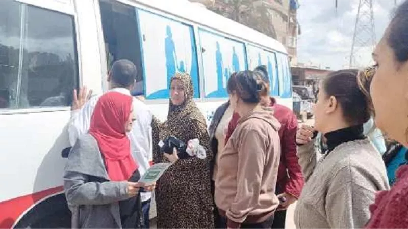 الكشف على 1000 حالة وأستخراج 225 بطاقة رقم قومى بالمنتزة