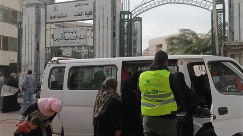 قافلة طبية بالمجان تستهدف المرضى غير القادرين بالشرقية