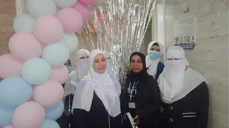 تجميل مستشفى برج البرلس لادخال البهجة على المرضى