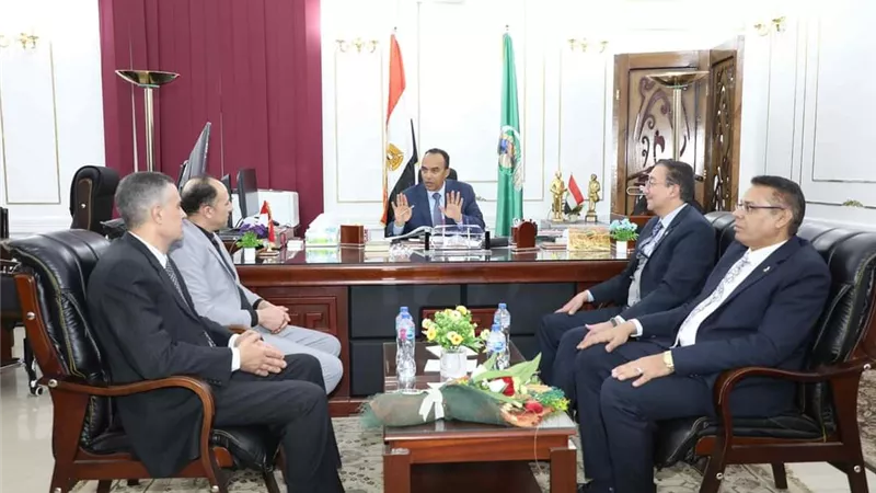 نائب محافظ المنيا يستقبل وفد مركز المعلومات ودعم إتخاذ القرار