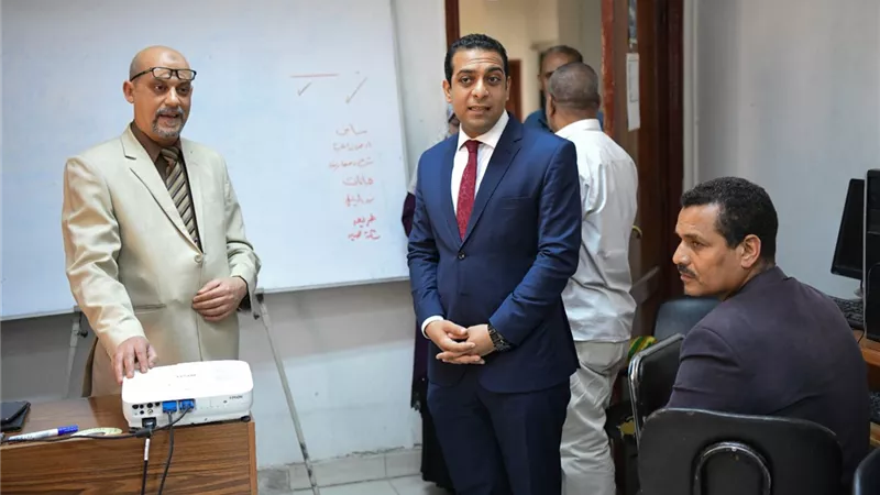 نائب المحافظ يتابع المرحلة الثانية من تدريب حصر أملاك الدولة