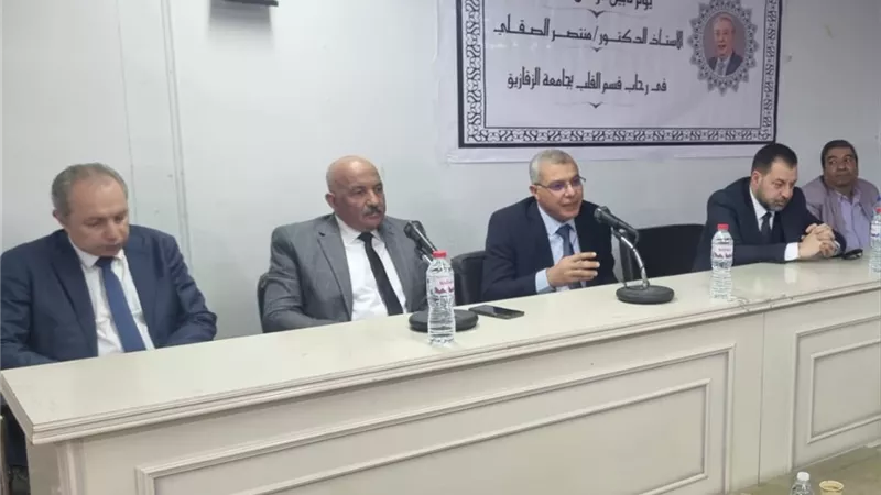 رئيس جامعة الزقازيق يشهد تأبين رئيس قسم القلب السابق بكلية الطب