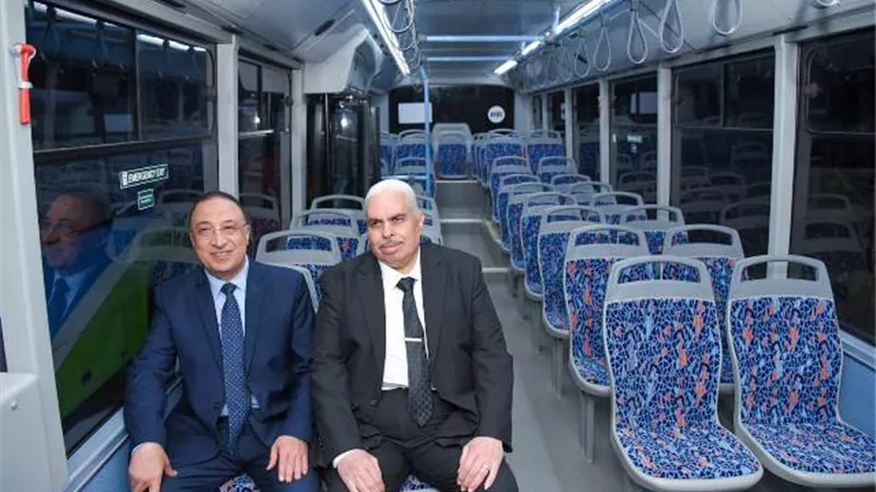 15 أتوبيسا كهربائيا صديقا للبيئة تنطلق بالإسكندرية