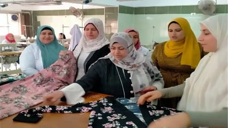 القوى العاملة بالمنوفية تختتم برنامج تدريبى على مهنة التفصيل