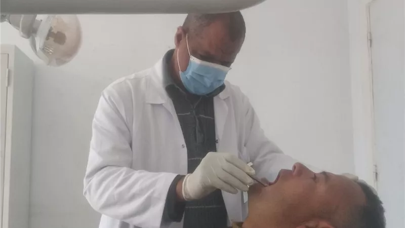 الكشف و العلاج لـــ 1325 مريضا فى قافله طبيه بقرية 