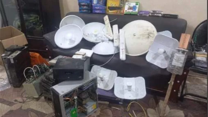 ضبط القائم على محطة بث قنوات مشفرة بالغربية