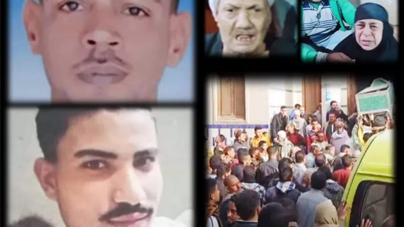 مشهد جنائزى مهيب فى وداع شهيدى لقمة العيش.. فى حريق مصنع طوب
