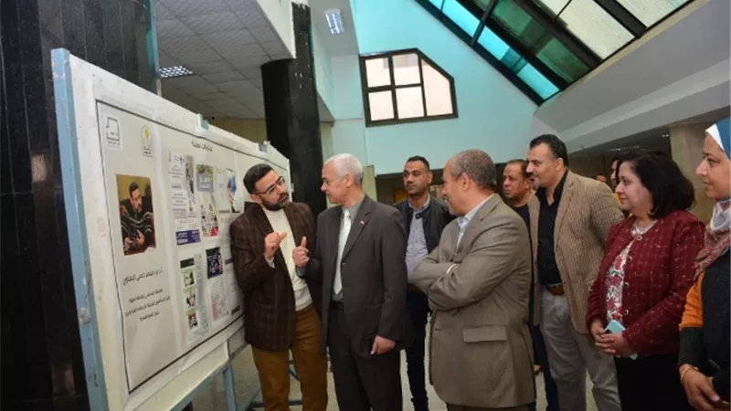 جامعة أسيوط تشهد إنطلاق المعرض الفنى للفنون الجميلة