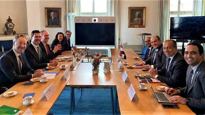 وزير التجارة ونظيره السويدي يبحثان أطر التعاون المشترك في الصناعة