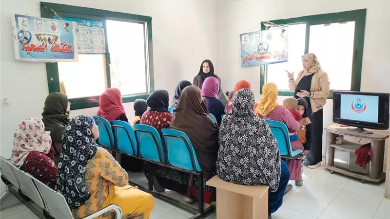 تقدم الخدمات الطبية والعلاجية لـ1733 حالة بقرية الفرجاني بنى مزار