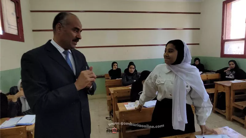 الفولي يُفاجىء المدرسة الفندقية بشبين الكوم .. صور