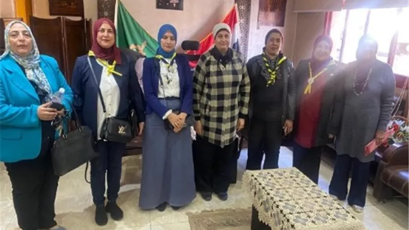 مدير تعليم القليوبية تستقبل لجنة 