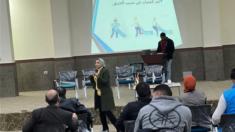 جامعة برج العرب التكنولوجية تنظم تدريب عن الإسعافات الأولية