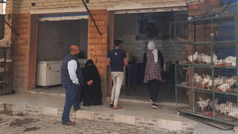 بيطرى مدينة بدر يشن حملة على محلات الدواجن الحى فى الأسواق.. صور