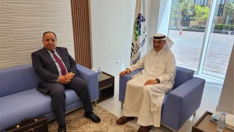 معيط و الجاسر فى لقاءً تعزيز التعاون في مجالات التجارة والاستثمار
