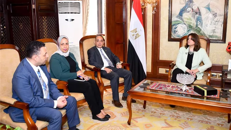 وزيرة الهجرة تستقبل مستثمرًا مصريًا بالولايات المتحدة الأمريكية