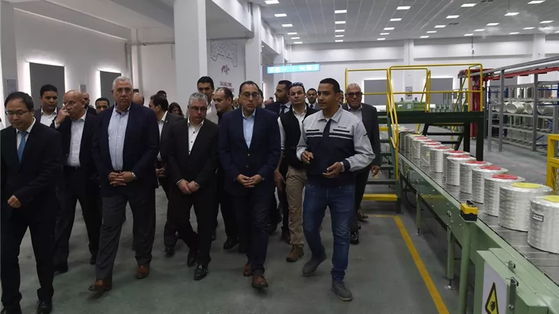 رئيس الوزراء يشهد افتتاح خط الإنتاج الجديد بمصنع شركة جوشي ـ مصر