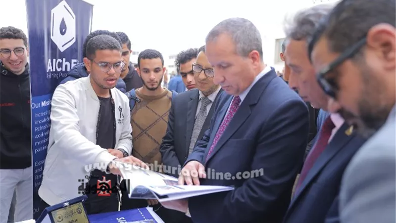 إنطلاق المؤتمرالطلابي الأول لهندسة البترول والتعدين بجامعة السويس