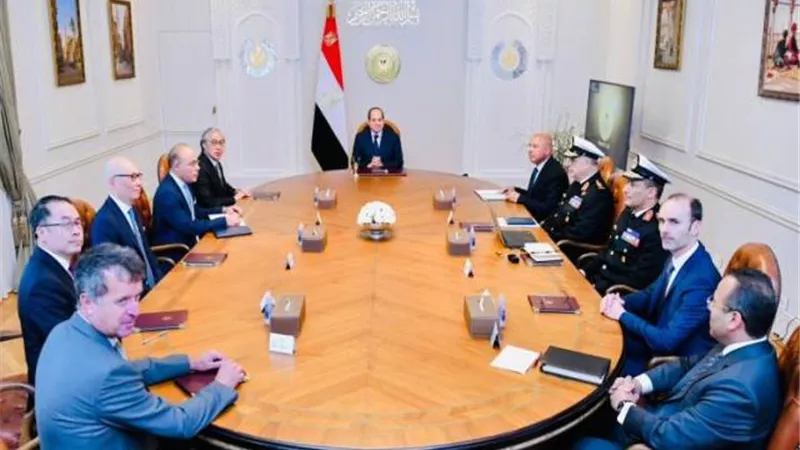 السيسى يؤكد حرص مصر على تعزيز التعاون مع كبرى شركات تشغيل الخطوط الملاحية العالمية
