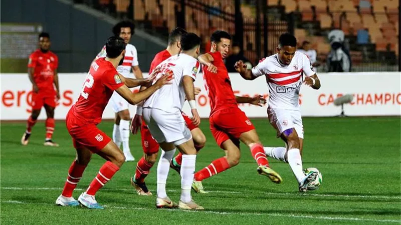 شاهد .. تيفو جماهير شباب بلوزداد أمام الزمالك بدورى الأبطال