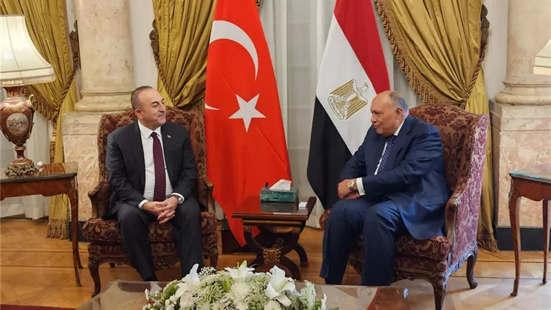 جلسة مباحثات بين مصر وتركيا برئاسة وزير الخارجية ونظيره التركى