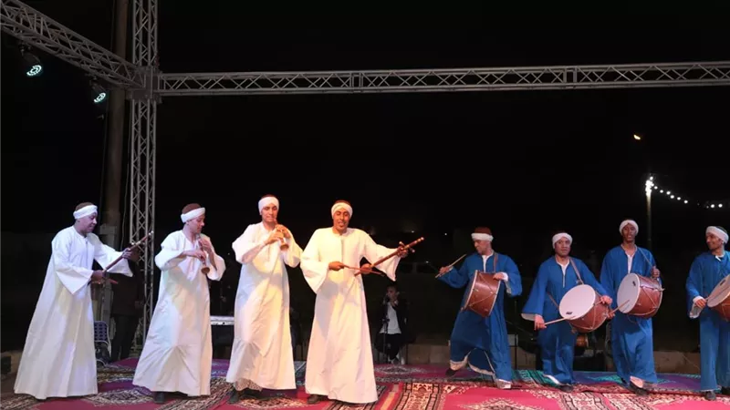محافظ بنى سويف يشهد احتفال الثقافة بواحة ميدوم